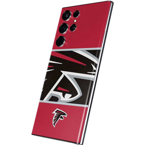 NFL Atlanta Falcons Zone Block Galaxy S22 Ultra Skin