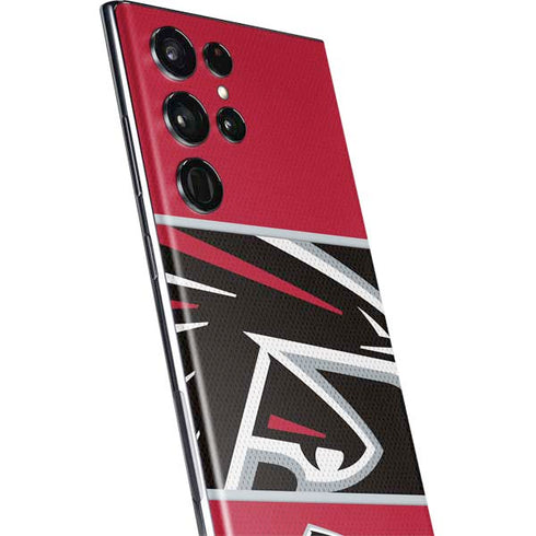 NFL Atlanta Falcons Zone Block Galaxy S22 Ultra Skin