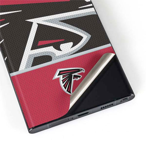 NFL Atlanta Falcons Zone Block Galaxy S22 Ultra Skin