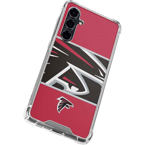 NFL Atlanta Falcons Zone Block Galaxy S23 FE Clear Case