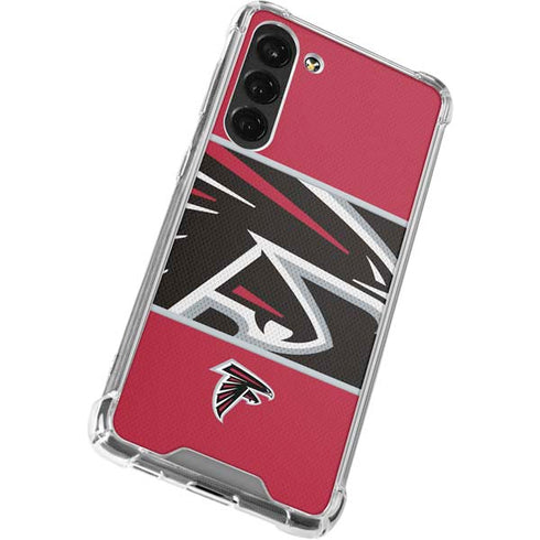NFL Atlanta Falcons Zone Block Galaxy S23 Plus Clear Case