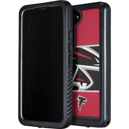 NFL Atlanta Falcons Zone Block Galaxy S23 Plus Waterproof Case