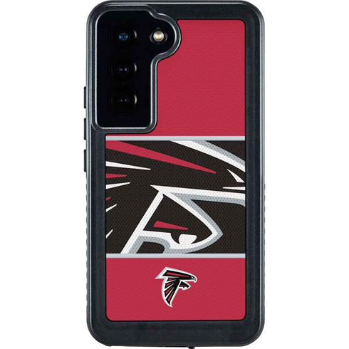 NFL Atlanta Falcons Zone Block Galaxy S23 Waterproof Case
