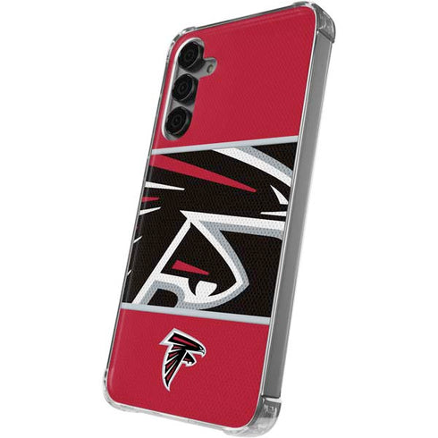 NFL Atlanta Falcons Zone Block Galaxy S24 Plus Clear Case