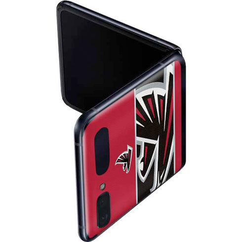 NFL Atlanta Falcons Zone Block Galaxy Z Flip Skin