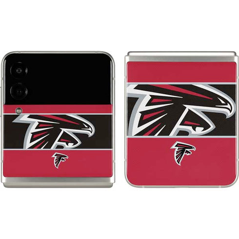 NFL Atlanta Falcons Zone Block Galaxy Z Flip3 5G Skin
