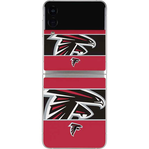 NFL Atlanta Falcons Zone Block Galaxy Z Flip3 5G Skin