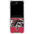 NFL Atlanta Falcons Zone Block Galaxy Z Flip5 5G Clear Case