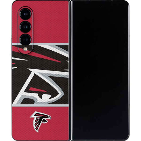 NFL Atlanta Falcons Zone Block Galaxy Z Fold4 5G Skin