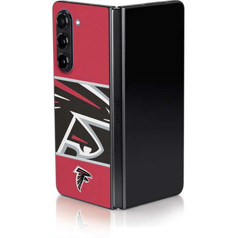 NFL Atlanta Falcons Zone Block Galaxy Z Fold5 5G Skin