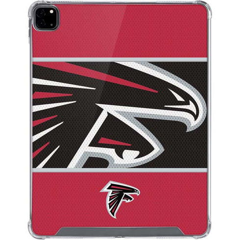 NFL Atlanta Falcons Zone Block iPad Pro 12.9in (2020) Clear Case