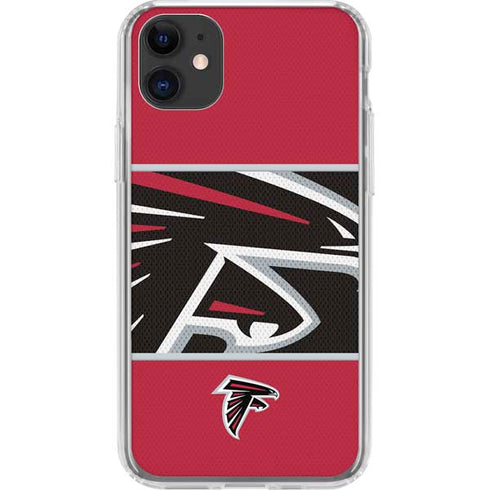 NFL Atlanta Falcons Zone Block iPhone 11 Clear Case