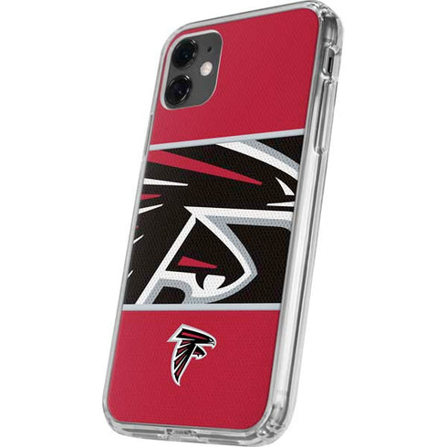 NFL Atlanta Falcons Zone Block iPhone 11 Clear Case