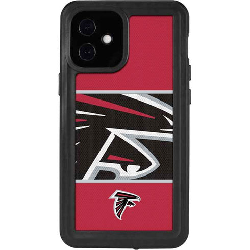 NFL Atlanta Falcons Zone Block iPhone 12 Mini Waterproof Case