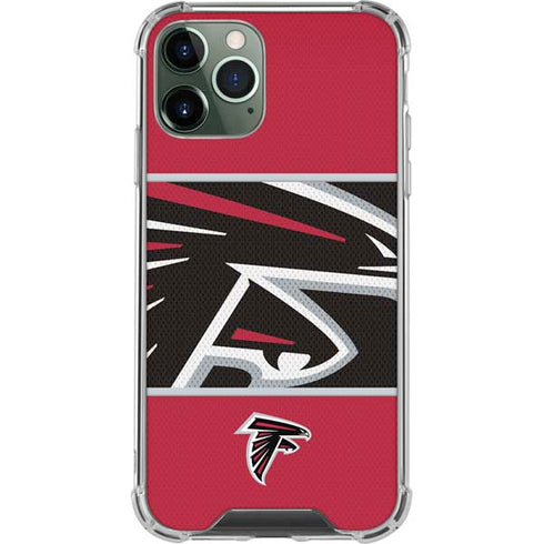 NFL Atlanta Falcons Zone Block iPhone 12 Pro Clear Case