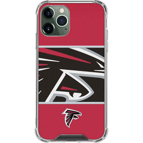 NFL Atlanta Falcons Zone Block iPhone 12 Pro Max Clear Case
