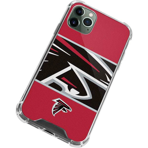 NFL Atlanta Falcons Zone Block iPhone 12 Pro Max Clear Case