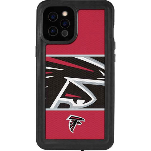 NFL Atlanta Falcons Zone Block iPhone 12 Pro Max Waterproof Case