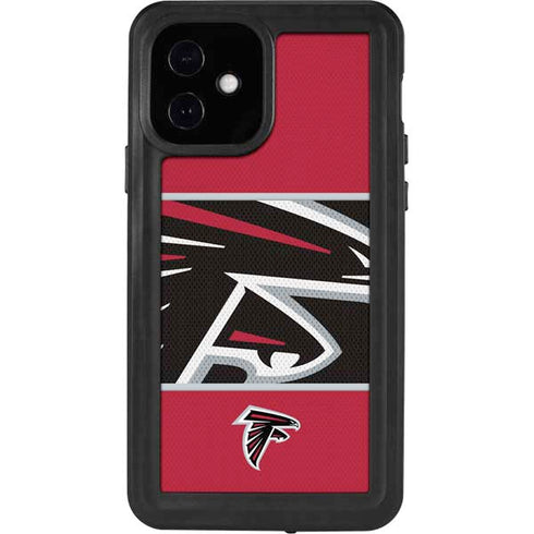 NFL Atlanta Falcons Zone Block iPhone 12 Waterproof Case