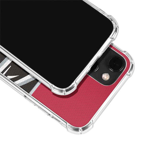 NFL Atlanta Falcons Zone Block iPhone 13 Mini Clear Case