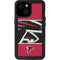 NFL Atlanta Falcons Zone Block iPhone 13 Mini Waterproof Case
