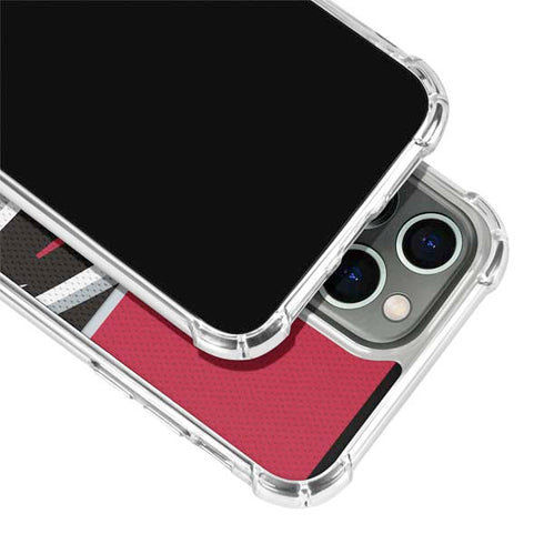 NFL Atlanta Falcons Zone Block iPhone 13 Pro Clear Case