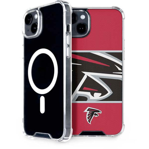 NFL Atlanta Falcons Zone Block iPhone 15 Plus MagSafe Case