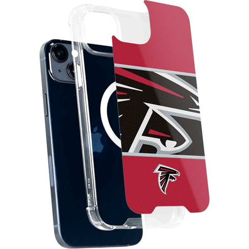 NFL Atlanta Falcons Zone Block iPhone 15 Plus MagSafe Case