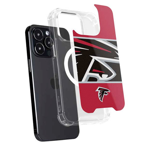 NFL Atlanta Falcons Zone Block iPhone 15 Pro MagSafe Case