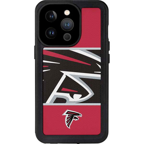 NFL Atlanta Falcons Zone Block iPhone 14 Pro Waterproof Case