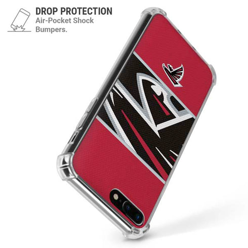 NFL Atlanta Falcons Zone Block iPhone 7/8 Plus Clear Case