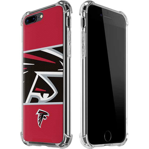 NFL Atlanta Falcons Zone Block iPhone 7/8 Plus Clear Case