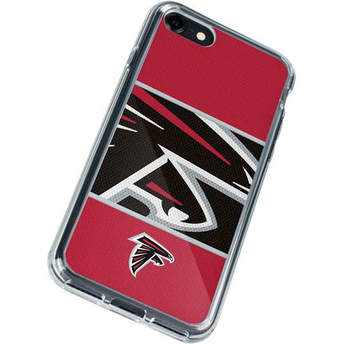 NFL Atlanta Falcons Zone Block iPhone SE (2nd & 3rd Gen) Clear Case