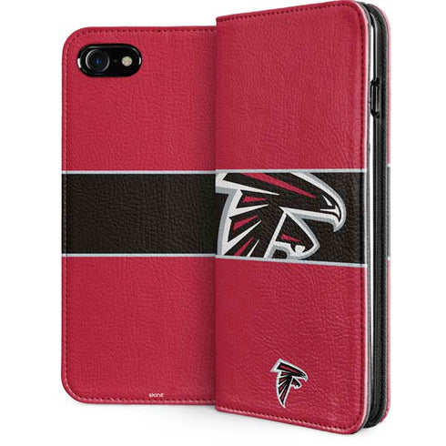 NFL Atlanta Falcons Zone Block iPhone SE (2nd & 3rd Gen) Folio Case