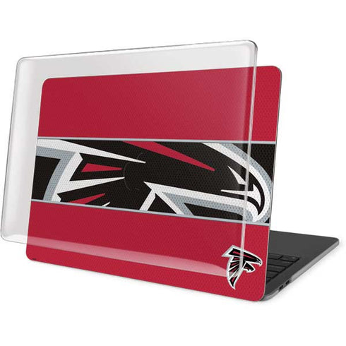 NFL Atlanta Falcons Zone Block MacBook Pro 15in (2016-19) Case plus Skin
