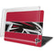 NFL Atlanta Falcons Zone Block MacBook Pro 15in (2016-19) Case plus Skin