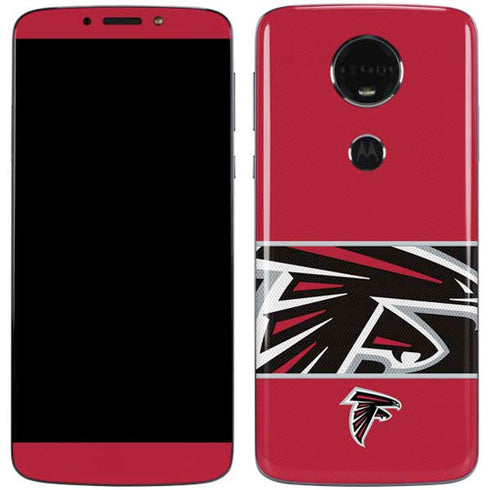 NFL Atlanta Falcons Zone Block Moto E5 Plus Skin