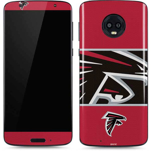 NFL Atlanta Falcons Zone Block Moto G6 Skin