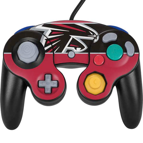 NFL Atlanta Falcons Zone Block Nintendo GameCube Controller Skin