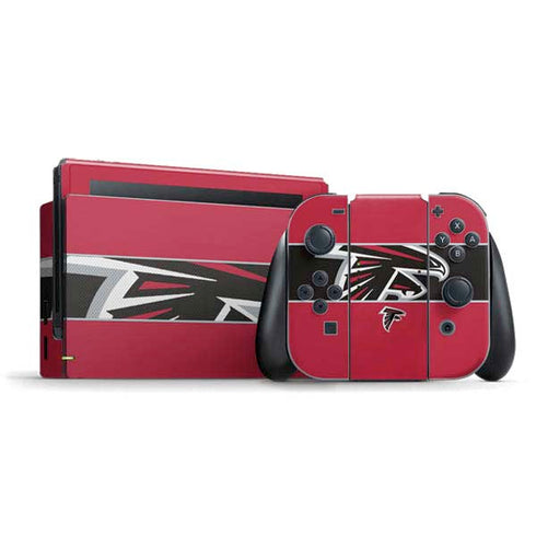 NFL Atlanta Falcons Zone Block Nintendo Switch Bundle Skin
