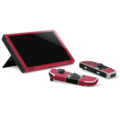 NFL Atlanta Falcons Zone Block Nintendo Switch OLED (2021) Skin