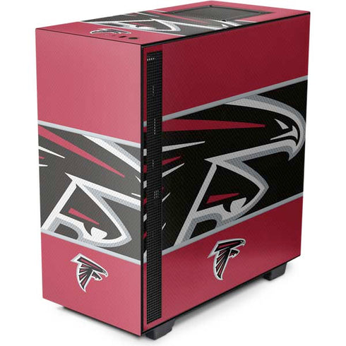 NFL Atlanta Falcons Zone Block NZXT H510 Compact ATX Mid-Tower Case Skin