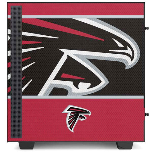 NFL Atlanta Falcons Zone Block NZXT H510 Compact ATX Mid-Tower Case Skin