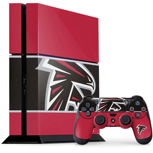 NFL Atlanta Falcons Zone Block PS4 Console and Controller Bundle Skin