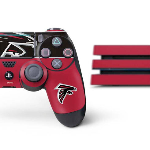 NFL Atlanta Falcons Zone Block PS4 Pro Bundle Skin