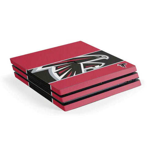 NFL Atlanta Falcons Zone Block PS4 Pro Console Skin