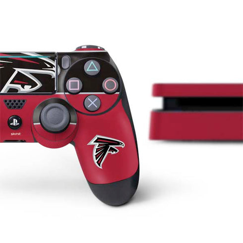 NFL Atlanta Falcons Zone Block PS4 Slim Bundle Skin