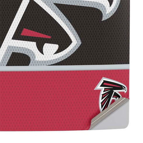 NFL Atlanta Falcons Zone Block PS5 Slim Disk Console Skin