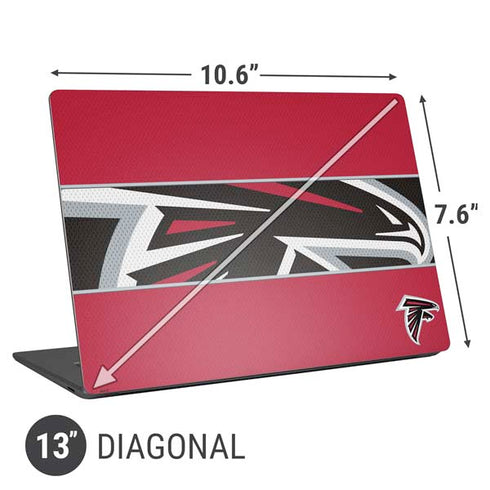 NFL Atlanta Falcons Zone Block Universal Laptop 13in (10.6 x 7.6in) Skin