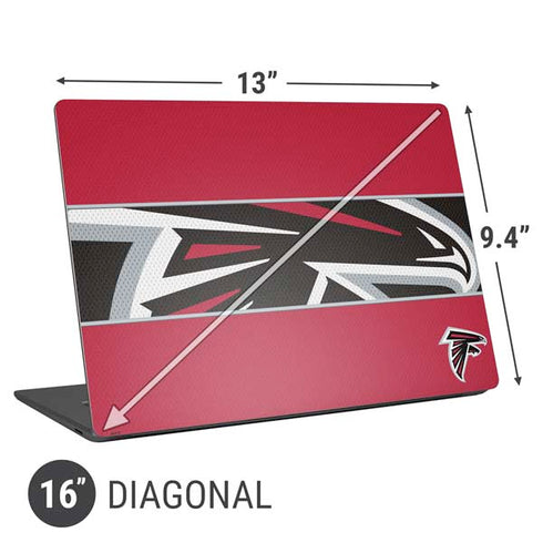 NFL Atlanta Falcons Zone Block Universal Laptop 16in (13 x 9.4in) Skin